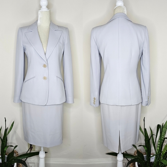 Armani Collezioni Wool Skirt Suit - Picture 1 of 9
